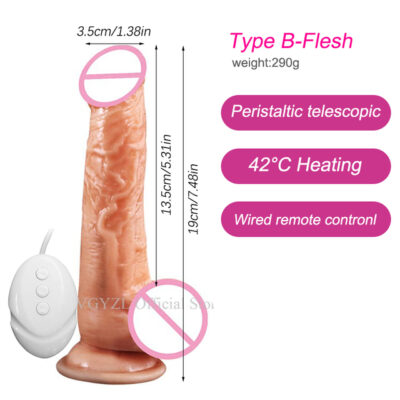 Consolador + Calefacción + Vibrador + Control