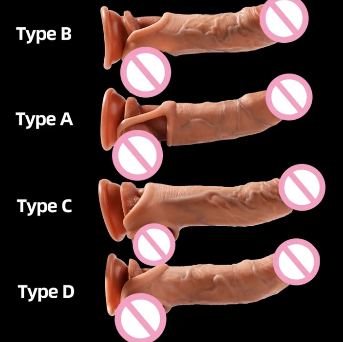 Funda extensora de pene realista