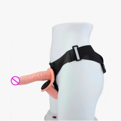 Arnes-+-Consolador-dobre-+-control-remoto