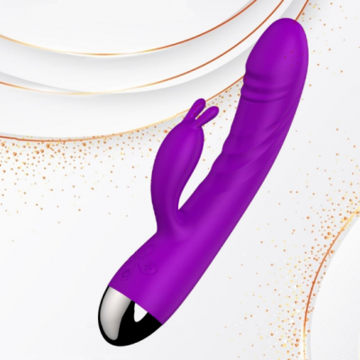Conejo vibrador de silicona