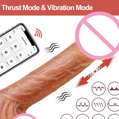 Consolador Vibrador Bluetooth 21,5cm