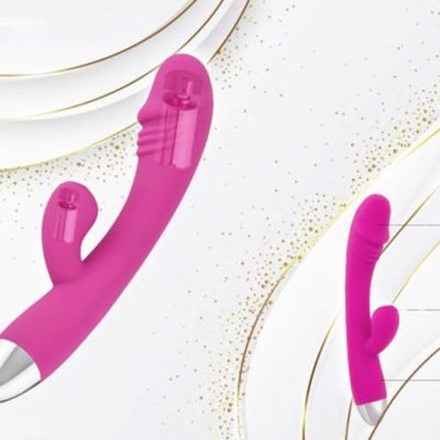 Consolador vibrador de silicona